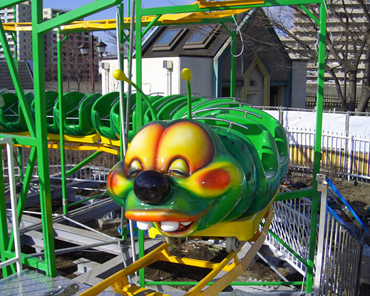 Wacky Worm Roller Coaster Rides