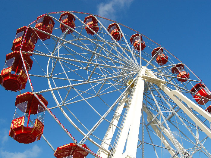 Ferris wheel amusement rides